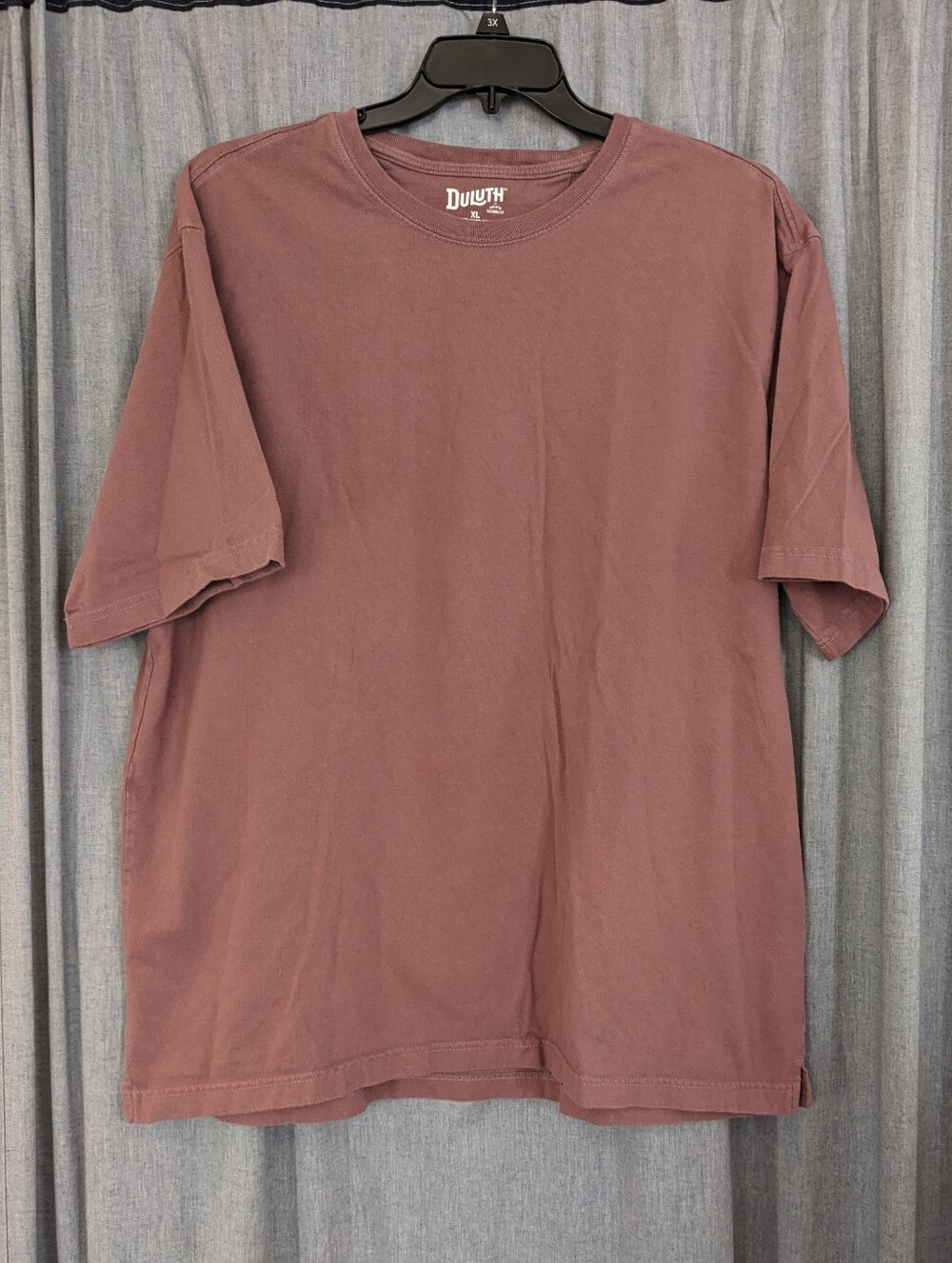 Duluth T Shirt Men's XL Relaxed Fit Longtail T Red 100% Cotton Work Outdoors